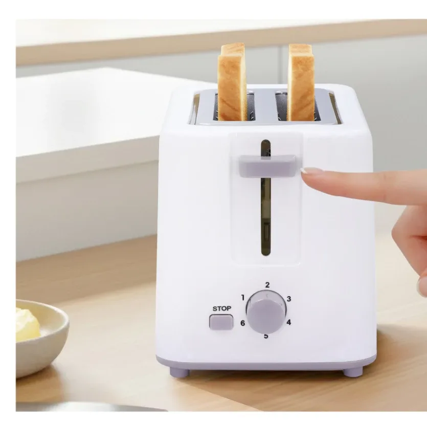 เครื่องปิ้งขนมปัง Toaster 2 ช่อง รุ่น YT 2002 ปรับความร้อน 6 ระดับ ถอดล้างทำความสะอาดง่าย 1 ปี