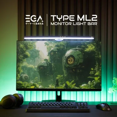 TYPE ML2 ไฟติดหน้าจอ Monitor Light Bar ปรับไฟได้ 3 สี ปรับมุมองศาการเงยได้ 60 องศา รับประกัน 1 ปี