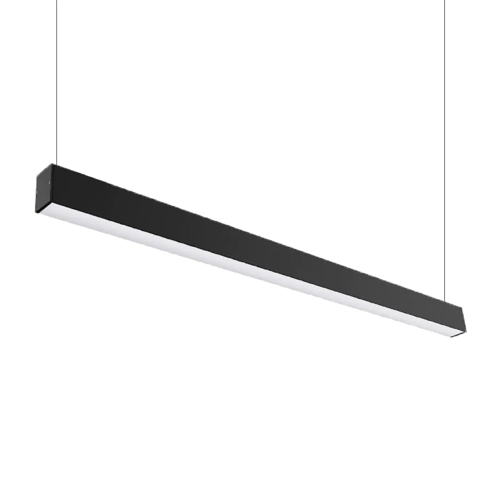 AND LIGHT LAMP AND LIGHT โคมไฟเส้นตรง FLOW LINK LINEAR LIGHT 120cm 20W Black 3CCT