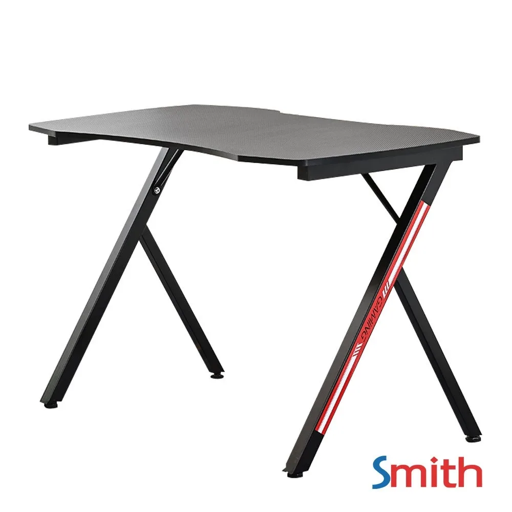SMITH โต๊ะเกมมิ่ง รุ่น MERCULAR 01 ขนาด 60x120x70 ซม. สีดำ สินค้าของแท้คุณภาพดี