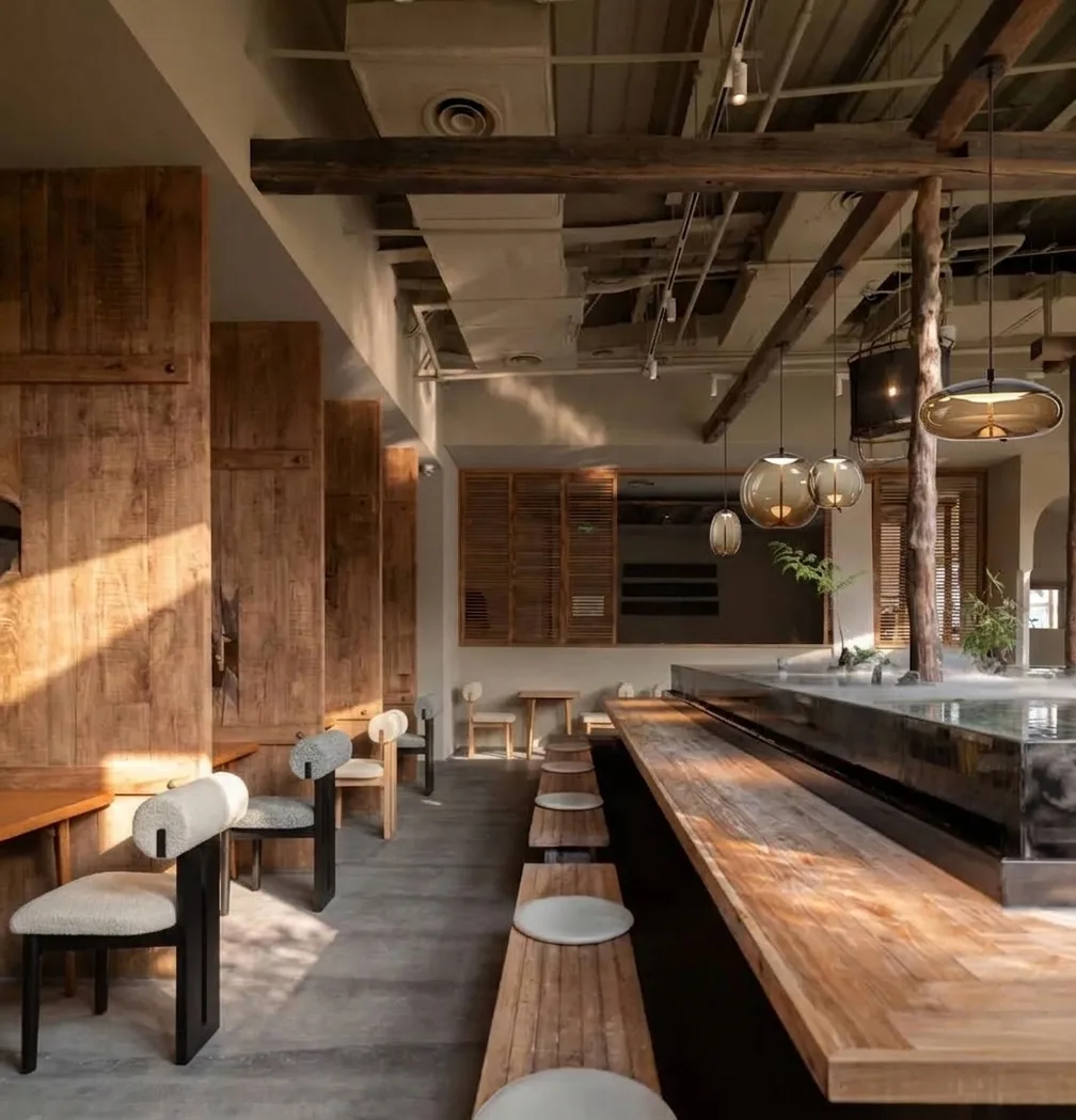 ร้านอาหาร คิดถึงญี่ปุ่นเลยเอามาเป็นแนวทาง